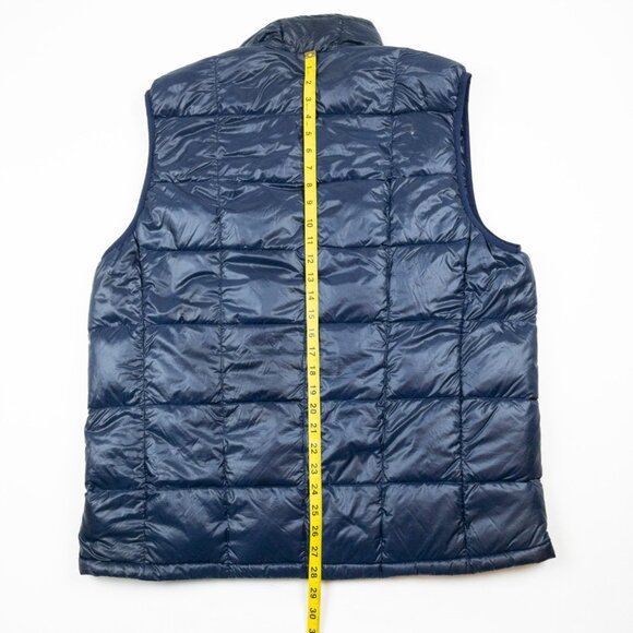 Montbell Superior Down Vest Mens XL Navy Blue Puffer Packable Insulated 2301218 - Picture 9 of 14